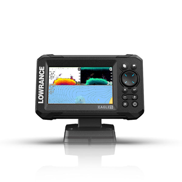 Lowrance Eagle 5 with SplitShot HD Transducer and AUS/NZ Enhanced Embedded Charts