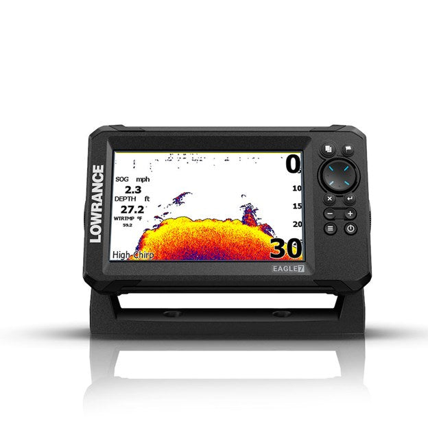Lowrance Eagle 7 with TripleShot HD Transducer and AUSNZ Enhanced Embedded Charts