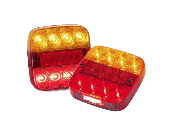 LED 99 Series Trailer Lamp Set with Number Plate Lamp