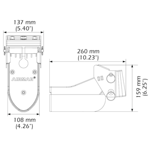 Airmar TM185M - Chirp-ready Transom Mount Transducer