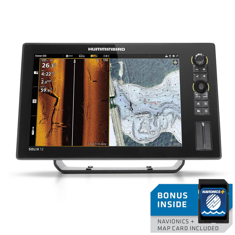 Humminbird SOLIX 12 CHIRP MEGA SI+ G3 INC NAV CARD
