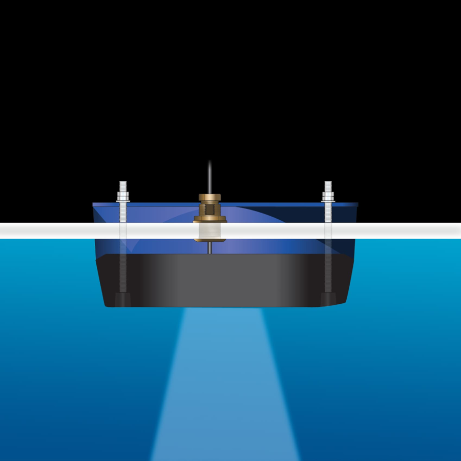 XSONIC AIRMAR R509LHW - Wide-beam Chirp-ready Thru-hull External Mount Transducer