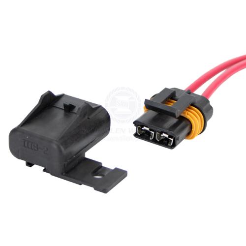 Relaxn Blade Fuse Holder Waterproof In-line with Screw Mount