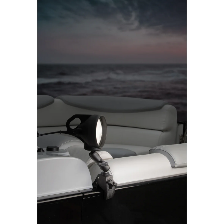 RAM Mounts Tough-Claw™ Double Ball Mount with LED Spotlight