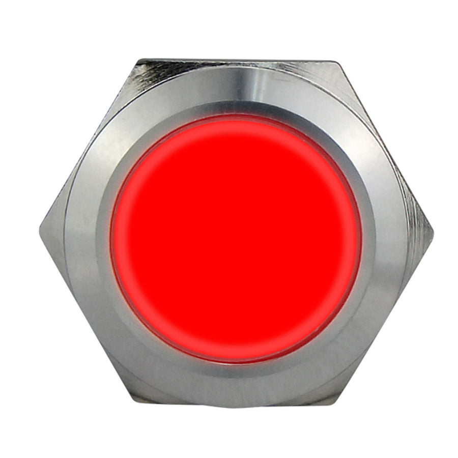 RELAXN Switch - 20A Stainless Steel Push Switch with LED Back Light