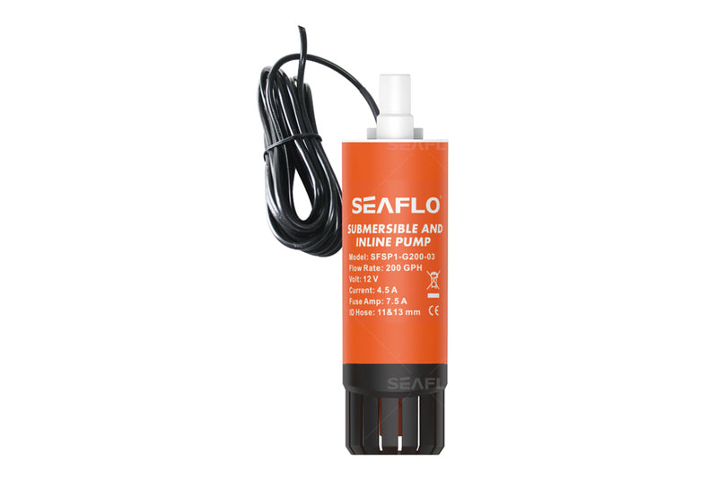 SEAFLO Submersible In Line Pump 200GPH