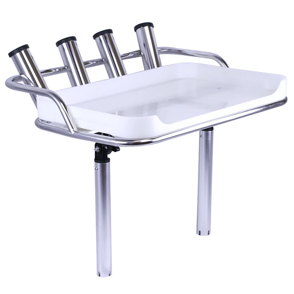 Axis Stainless Steel Bait Board with Rod Holders