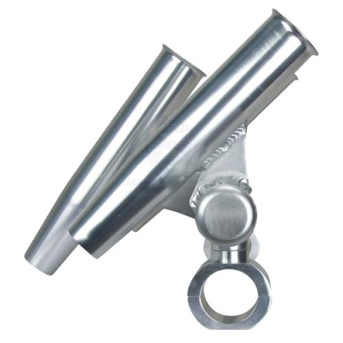 Relaxn Rod Holder Rocket Launcher Clamp on 5 Holders - Silver