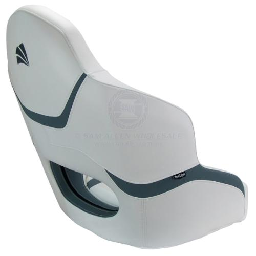 Relaxn Seat Reef Series - White with Dark Grey Crosshatch