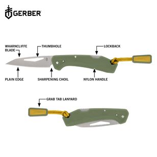 Gerber LST Mini Folding Knife Green