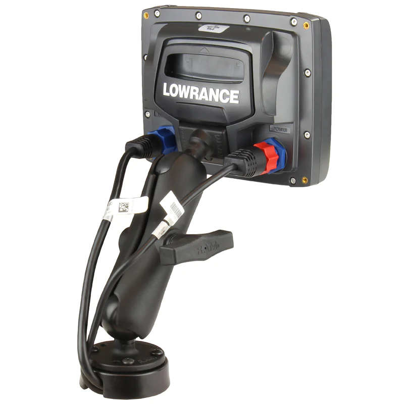 RAM Mounts Cable Manager with AMPS Hole Pattern for Electronic Mounts suits B and C Ball Bases