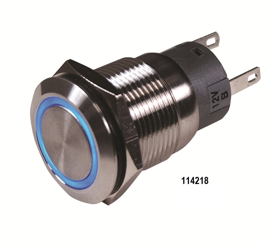 Marinco® BEP Stainless Steel Push Button Switches & Buzzers (114218)