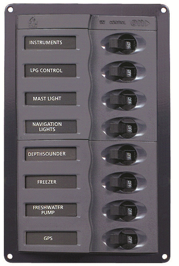 Marinco® BEP 'Contour' Circuit Breaker Panels - No Meters (113142)