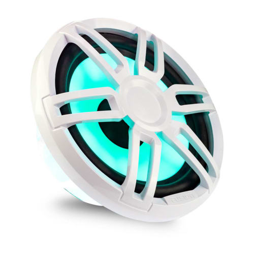 Fusion XS-SL10SPGW - 10" 600-Watt Sports Marine Subwoofer with RGB LED Lighting