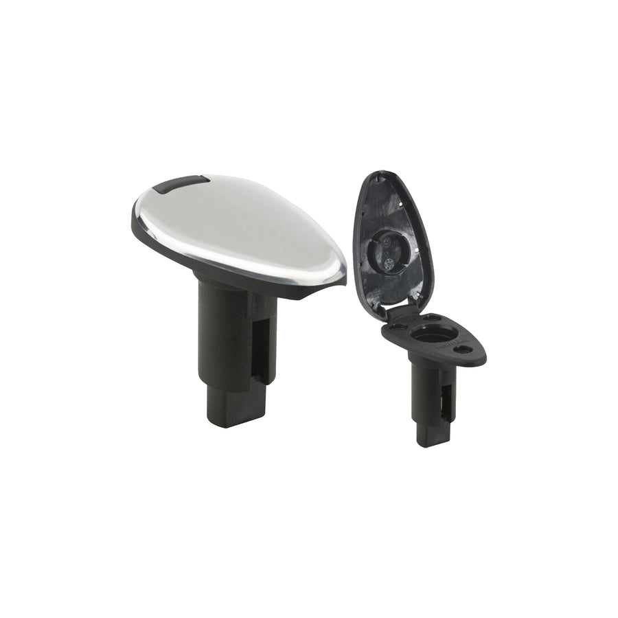 Attwood LightArmor Plug-in Bases - Stainless steel Teardrop 3 pins