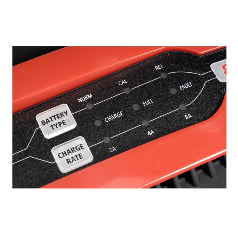 Projecta Battery Charger PC800 - 12V 8A 6 Stage Automatic Charging