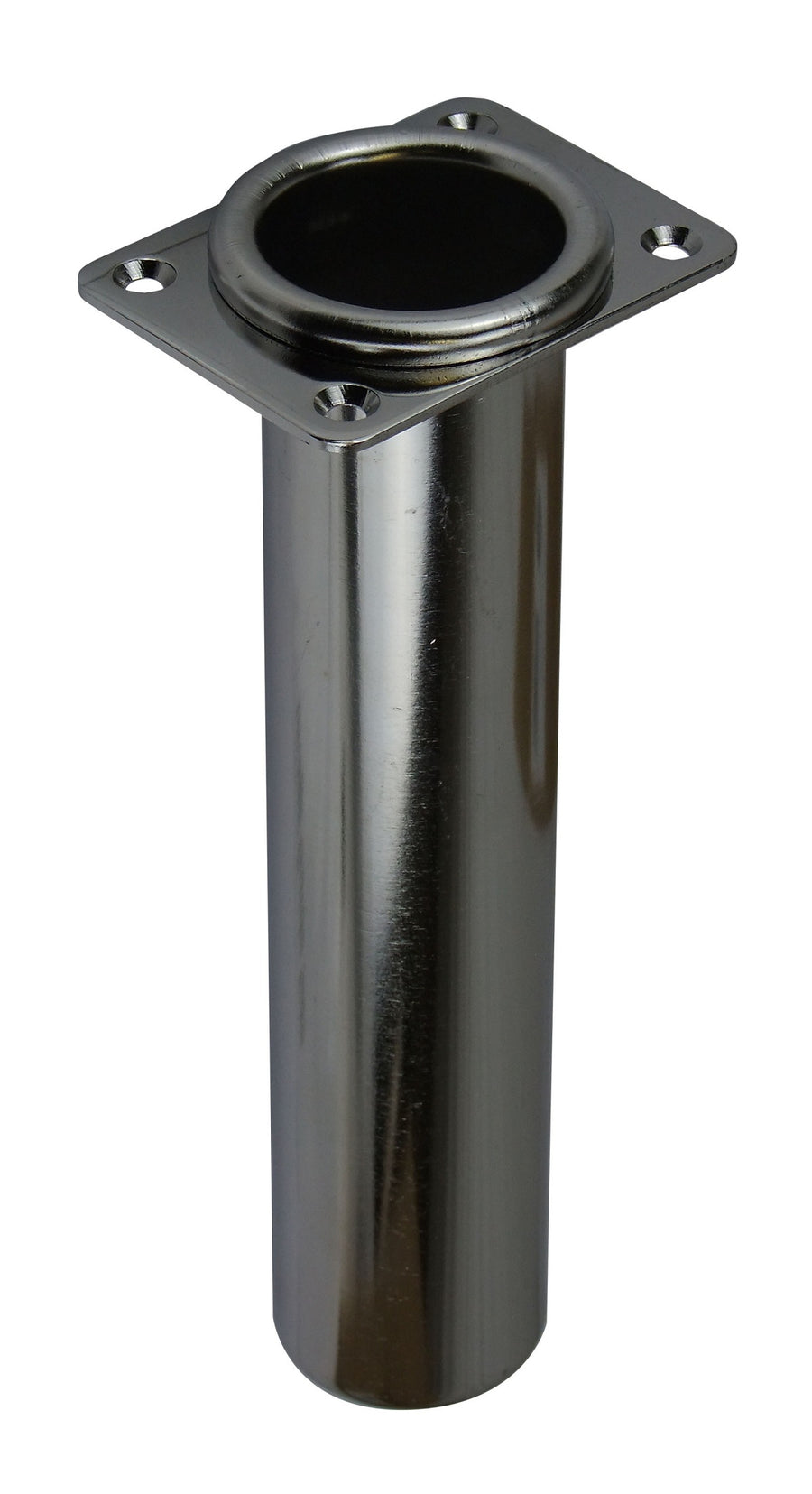 Pressed Rectangular Head Flush Mount Rod Holder - Straight Shaft Each (49979)