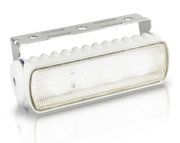 Hella Marine Sea Hawk-R LED Floodlights - White Light, White Housing - Spread
