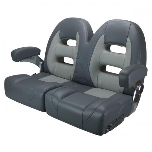 Relaxn Seat Cruiser Series - Double - Light Grey and Dark Grey