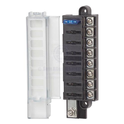 Relaxn 8 gang Compact Fuse Block with Clear Cover