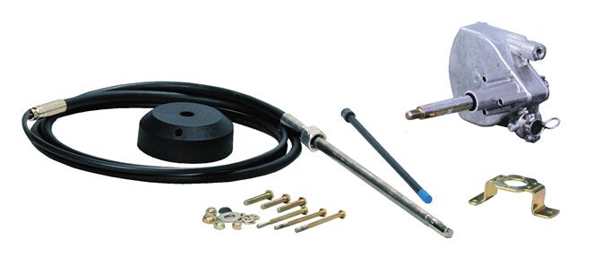 Mechanical Quick Connect Steering Kit includes Cable, Helm, Bezel And Mounting Bolts - Size 14ft (Part No. 280114)
