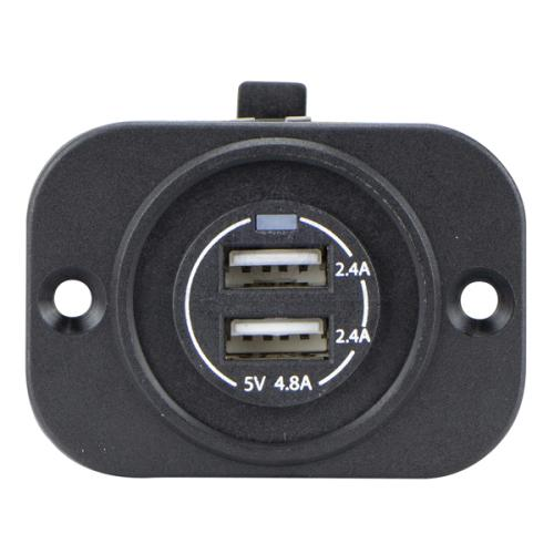 Relaxn Flush Mount Dual USB Socket