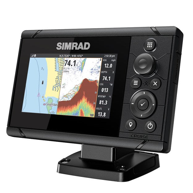 Simrad Cruise 5 with Aus/NZ C-MAP chart and 83/200 Transducer