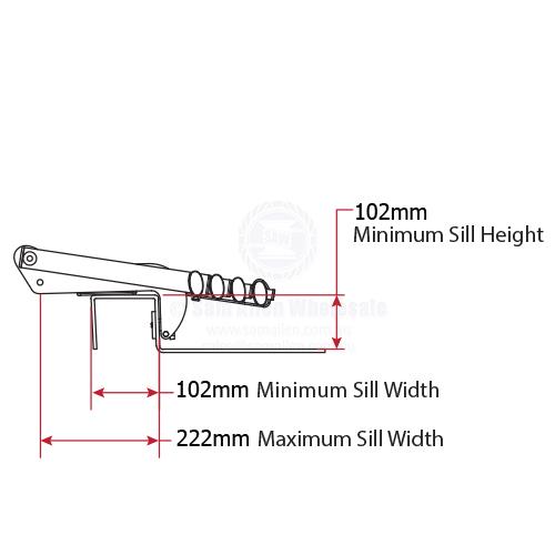 Ladder Spacer - Dive Door 4 Steps Telescoping