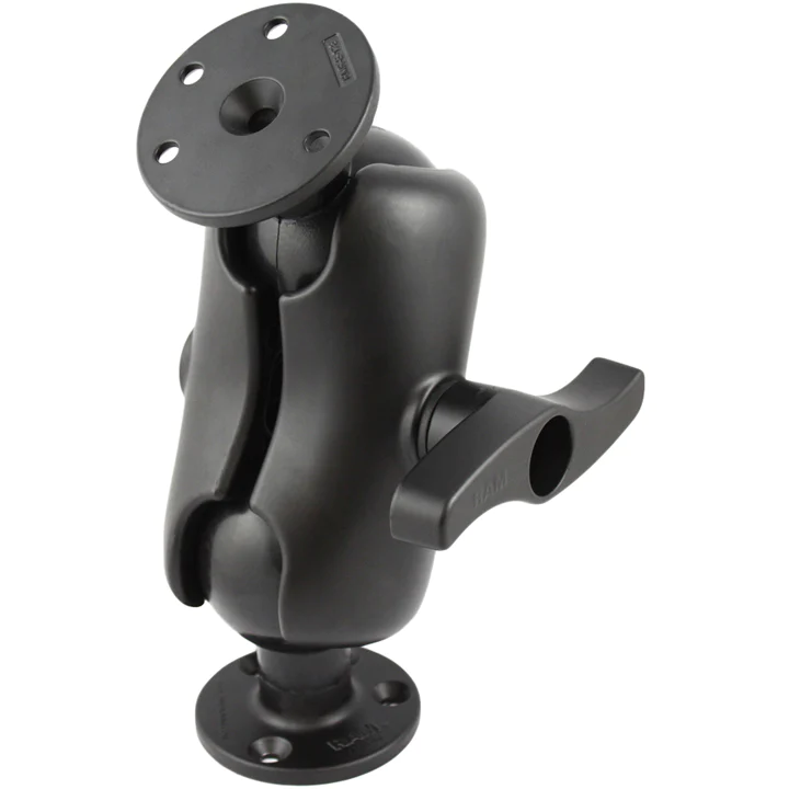 RAM Mounts Double Ball Mount with Two Large Round Plates - E Size