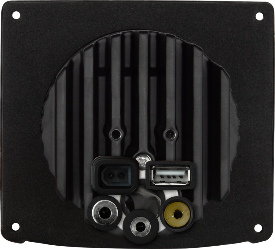 GME GR350 Compact AM/FM Marine Stereo with Cover, Bluetooth &amp; USB Input