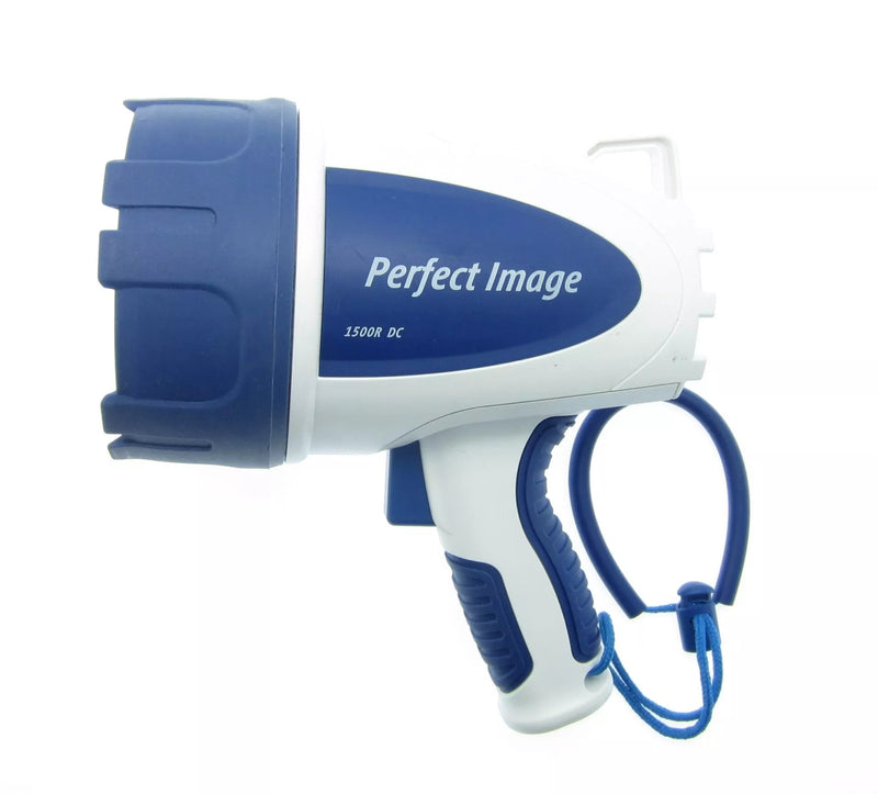 Perfect Image Hand Held Waterproof LED 1500 Lumen Spotlight - Rechargeable Hand-Held Marine Spotlight