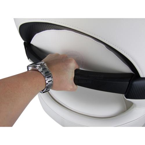 Relaxn Seat Offshore Series White Grey and Black Carbon with Cover
