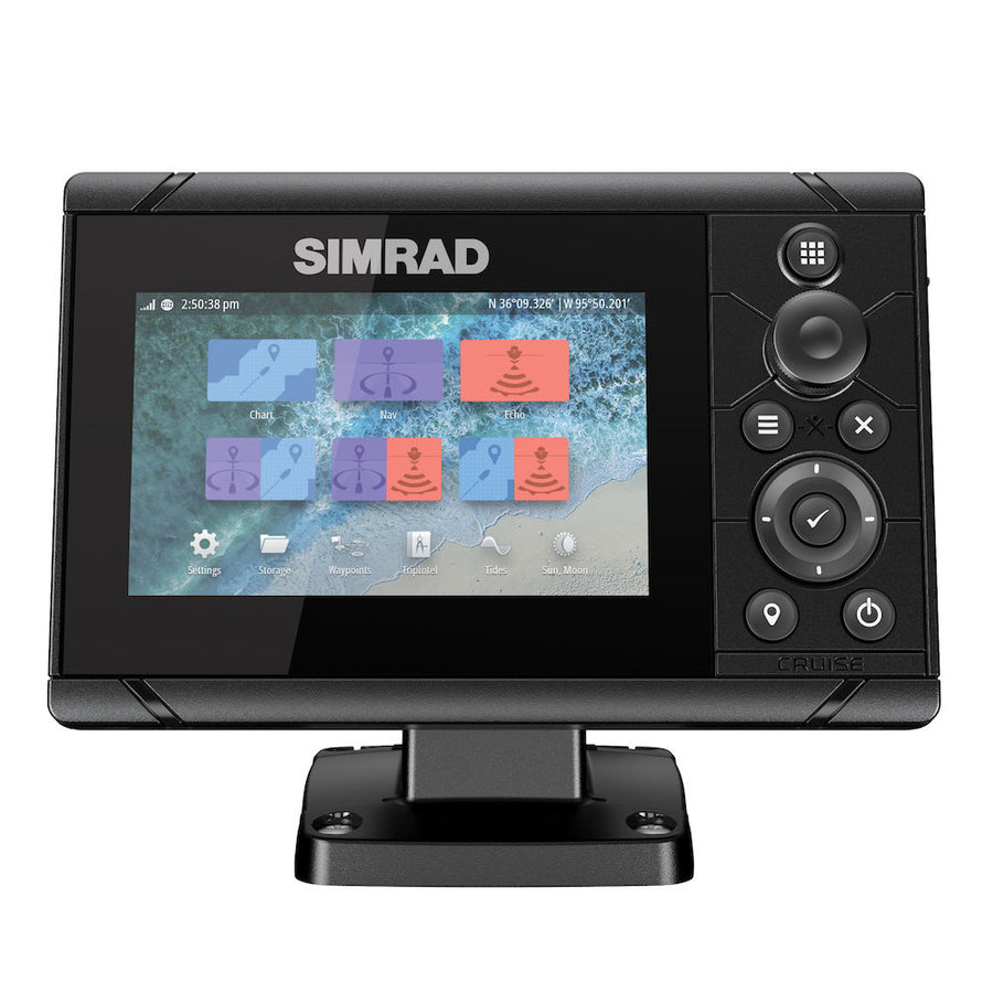 Simrad Cruise 5 with Aus/NZ C-MAP chart and 83/200 Transducer