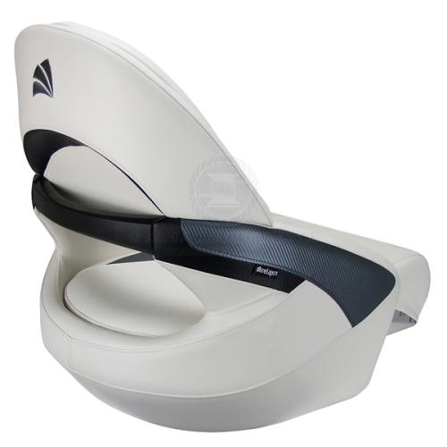Relaxn Seat Offshore Series White Grey and Black Carbon with Cover