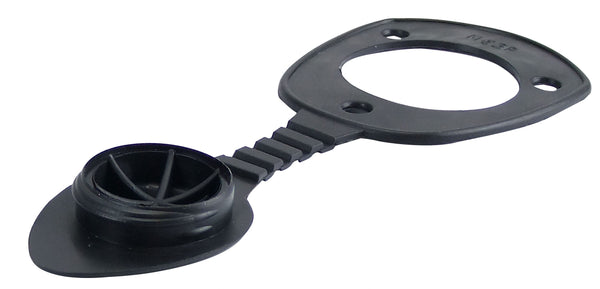 Plastic Rod Holder Caps Suits Oval Head 49222 - Black (49232)