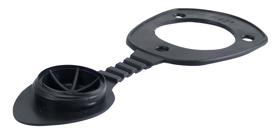 Plastic Rod Holder Caps Suits Oval Head 49222 - Black (49232)