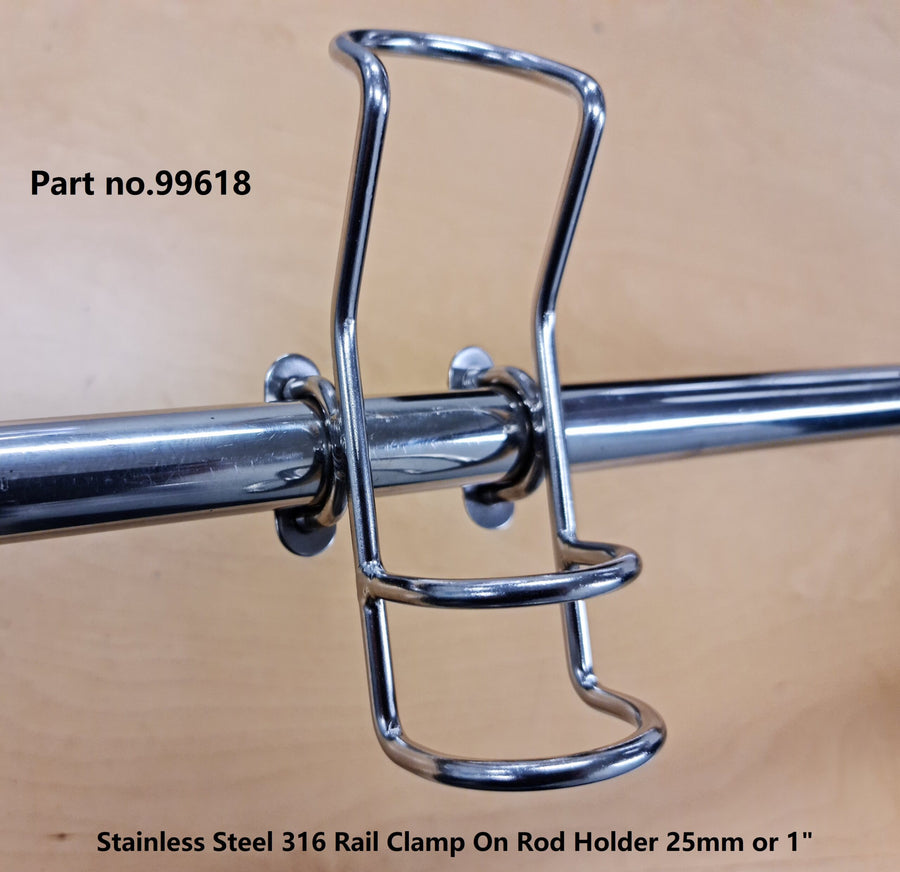 Frank Marine 25mm Clamp On Rod Holder