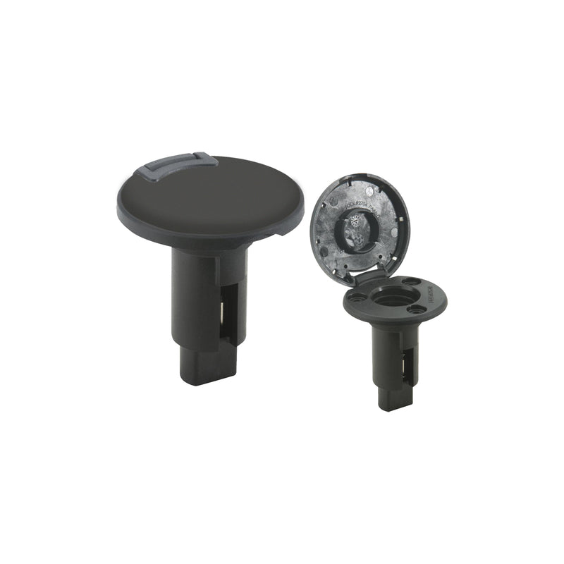 Attwood LightArmor Plug-in Bases - Black Round 2 pins