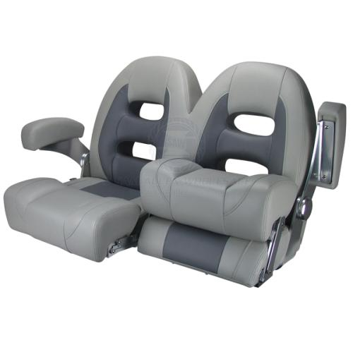 Relaxn Seat Cruiser Series - Double - Dark Grey and Light Grey