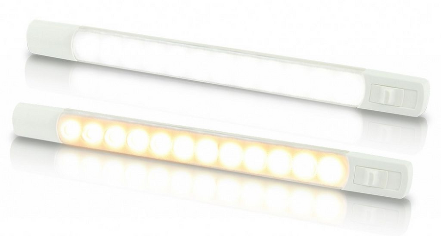 Hella Marine Dual Colour LED Strip Lamps with Sealed Switch