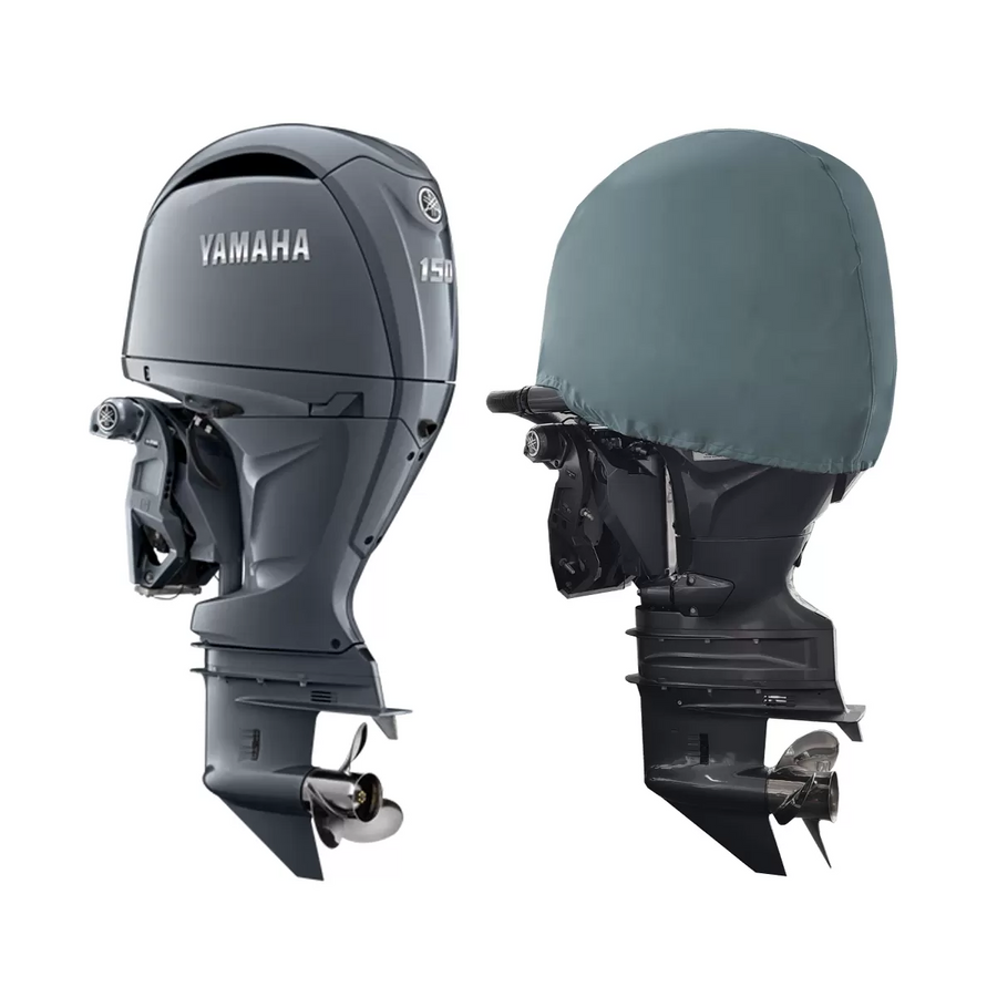 OCEANSOUTH Cowling Covers for Yamaha Outboards (Storage) - F150D, F175A, F200F - 4CYL 2.8L (2023>)
