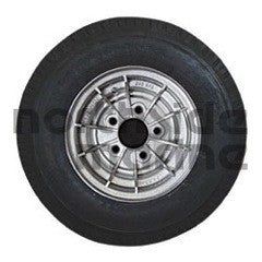 10” Alloy 5 Stud HT Bolt On Wheel Assembly 500x10 (Tyre Size: 500x10)
