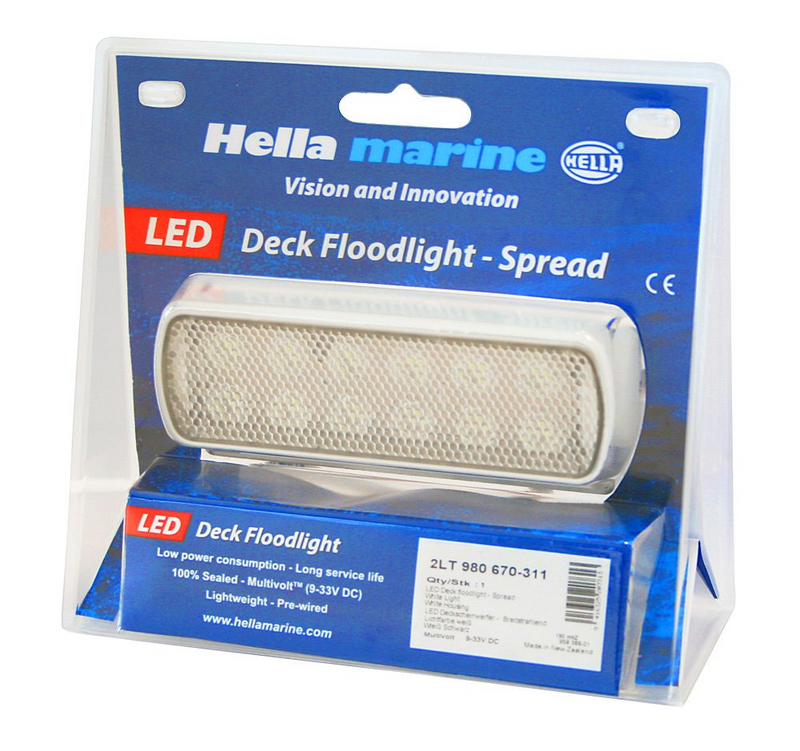 Hella Marine Sea Hawk LED Floodlights (Bracket Mount)