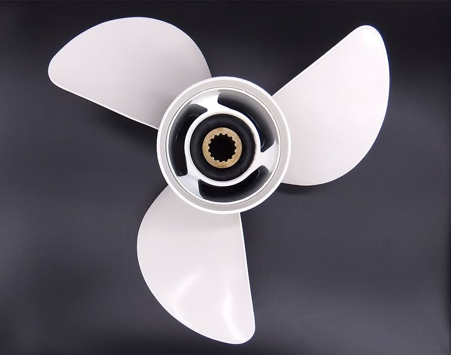Yamaha Propeller - Aluminum White K Series suit 4-stroke 50-130PS &amp; 2-stroke 60-140PS