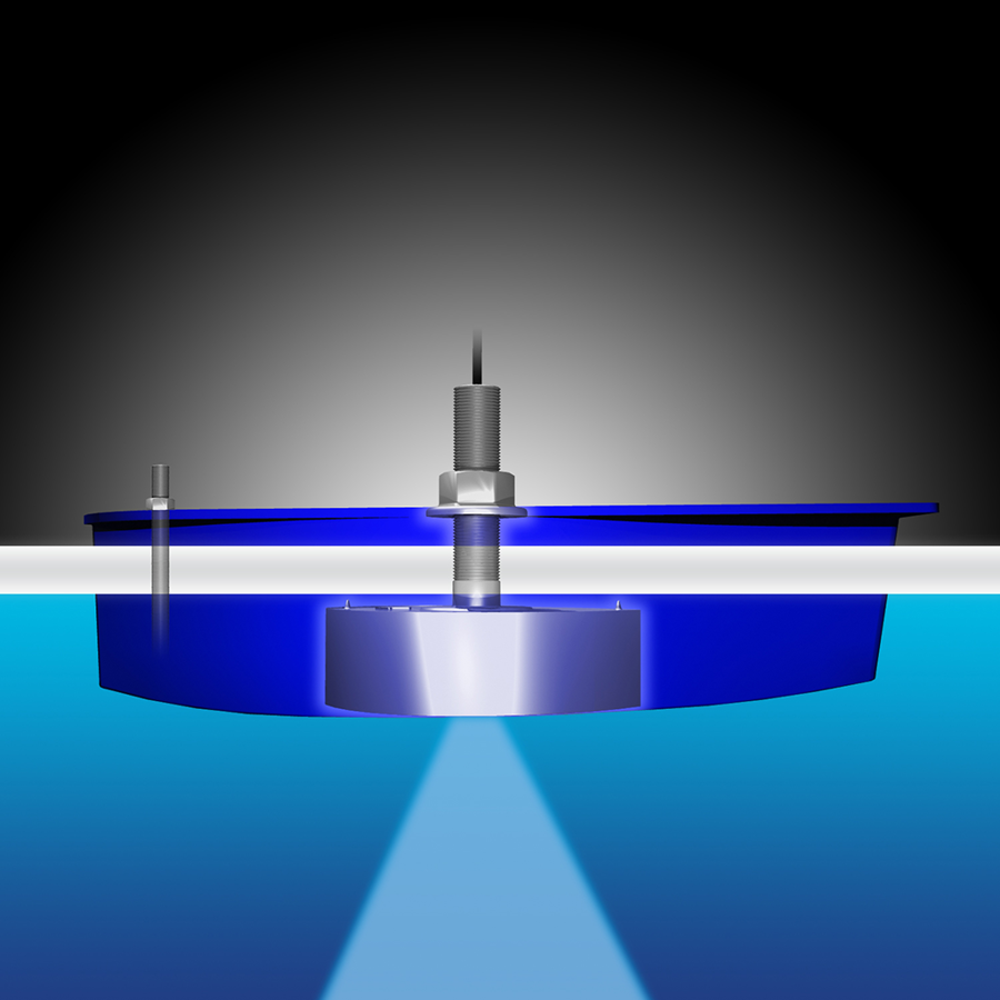 XSONIC AIRMAR SS260 - Traditional/CW Thru-hull Transducer