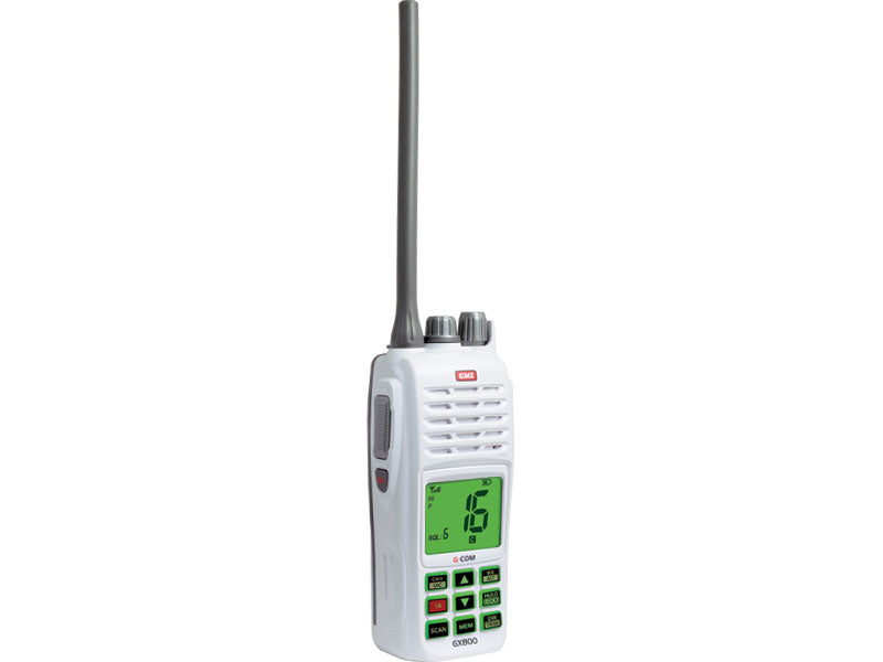 GME GX800W Handheld VHF Marine Radio - 5W/1W Switchable