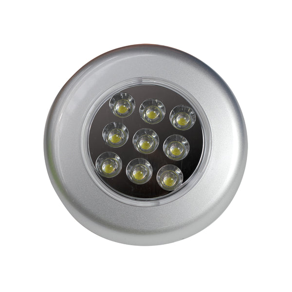 Mini Dome Lights - LED Recessed - Silver