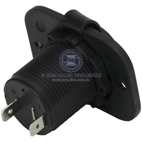 Relaxn Flush Mount Power Outlet Single Socket - 12V Cigarette