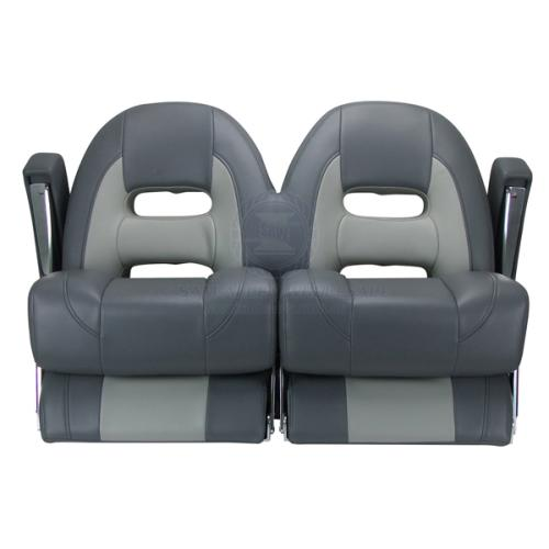 Relaxn Seat Cruiser Series - Double - Light Grey and Dark Grey