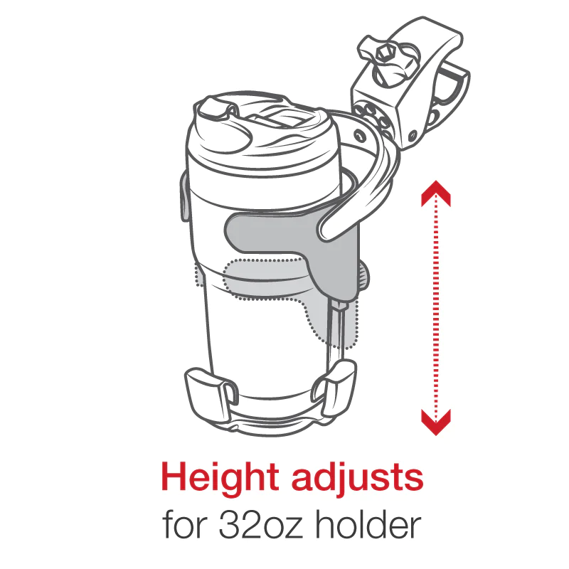 RAM Mounts Level Cup™ XL 32oz (946ml) Drink Holder with RAM Mounts Tough-Claw™